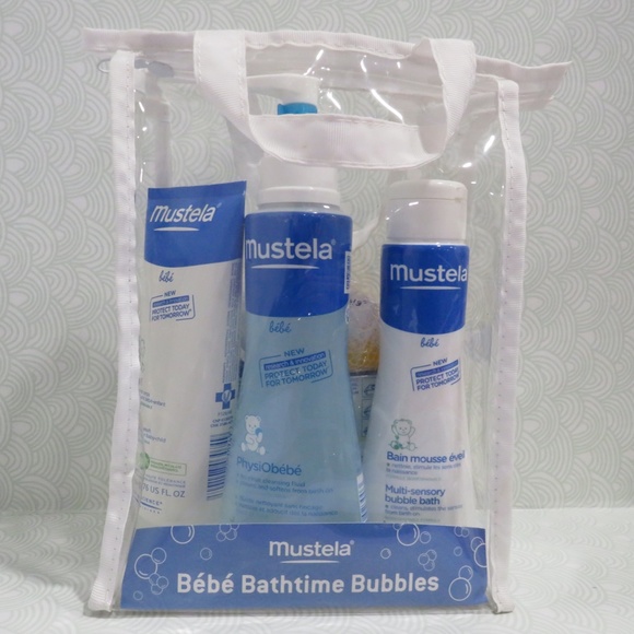 MUSTELA💥BEBE BABY BATHTIME BUBBLES BODY WASH, BUBBLE BATH... 5 PCS SET💥 - Picture 2 of 7
